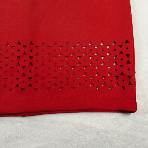 Romeo & Juliet Couture Sleeveless Scuba Cutout Mini Dress Size Medium Date Party - Picture 7 of 12